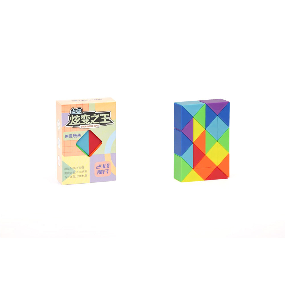 Rainbow Magic Ruler Fidget Puzzle - 24 to 72 Sections