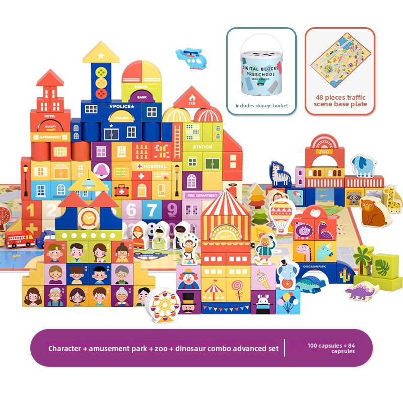 Large-sized building blocks toys