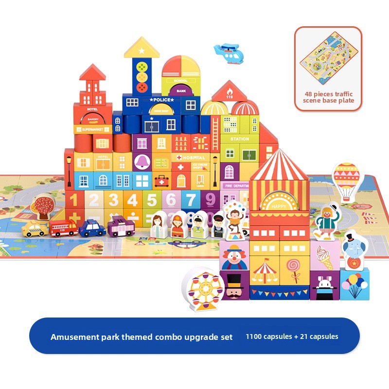 Large-sized building blocks toys