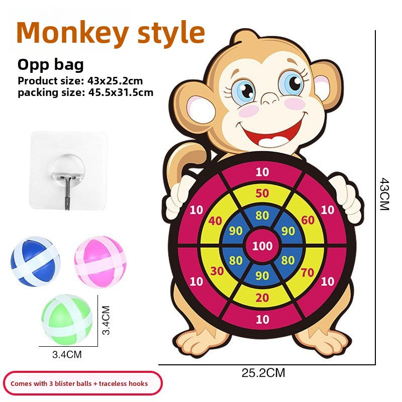 Children's sticky ball target