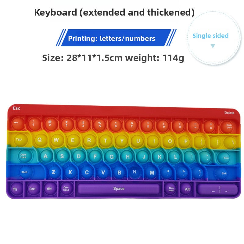 Silicone Press-and-Play Educational Toy for Early Learning