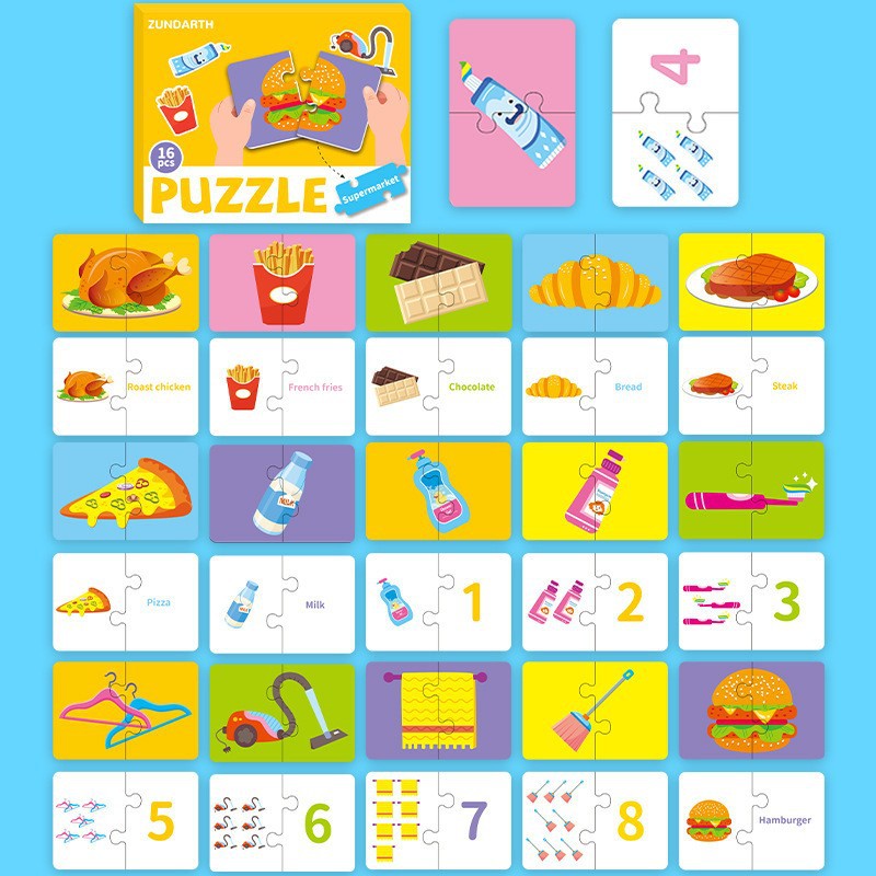 Montessori Wooden Educational Puzzle Board