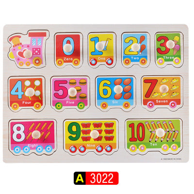 Montessori Wooden Alphabet Puzzle Board