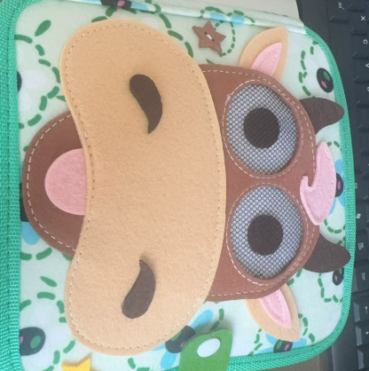 Children's felt quiet reading book