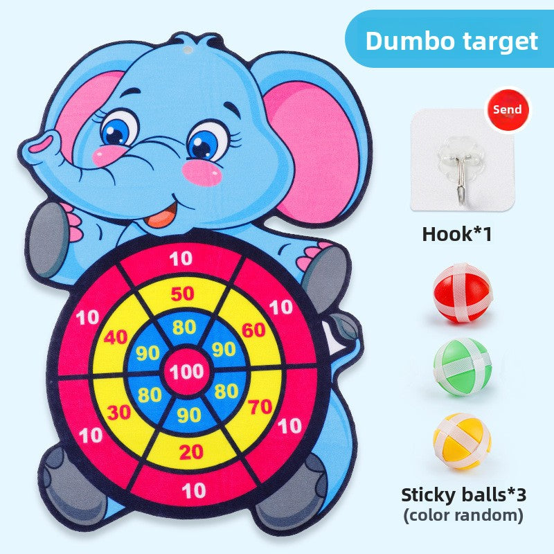 Children's sticky ball target