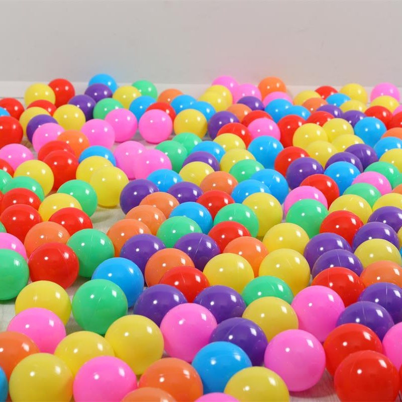 Factory direct wholesale PE ocean ball thickened 8CM7CM wave ball children's playground baby color ball pool fence