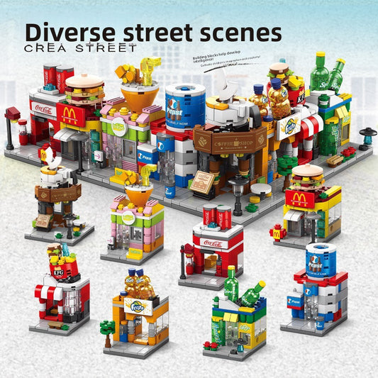 Children's City Building Blocks Street View Series