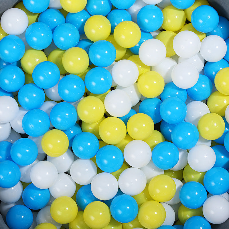 Factory direct wholesale PE ocean ball thickened 8CM7CM wave ball children's playground baby color ball pool fence