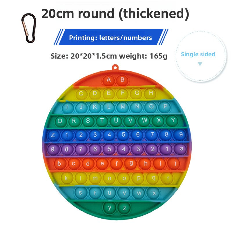 Silicone Press-and-Play Educational Toy for Early Learning