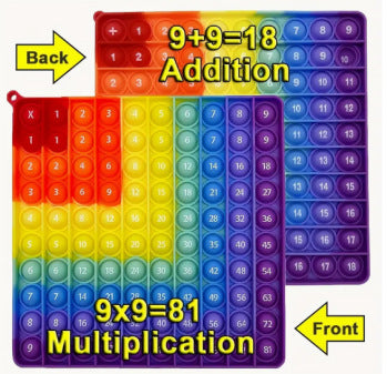 Silicone Press-and-Play Educational Toy for Early Learning