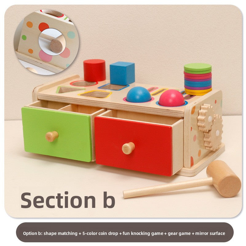 Montessori Shape Matching Coin Box Educational Toy