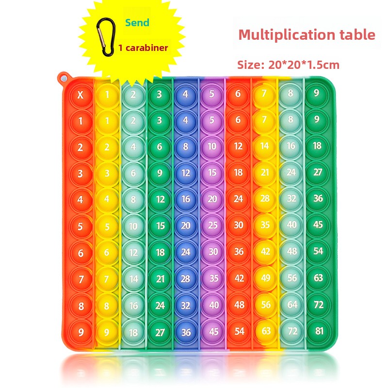 Silicone Press-and-Play Educational Toy for Early Learning