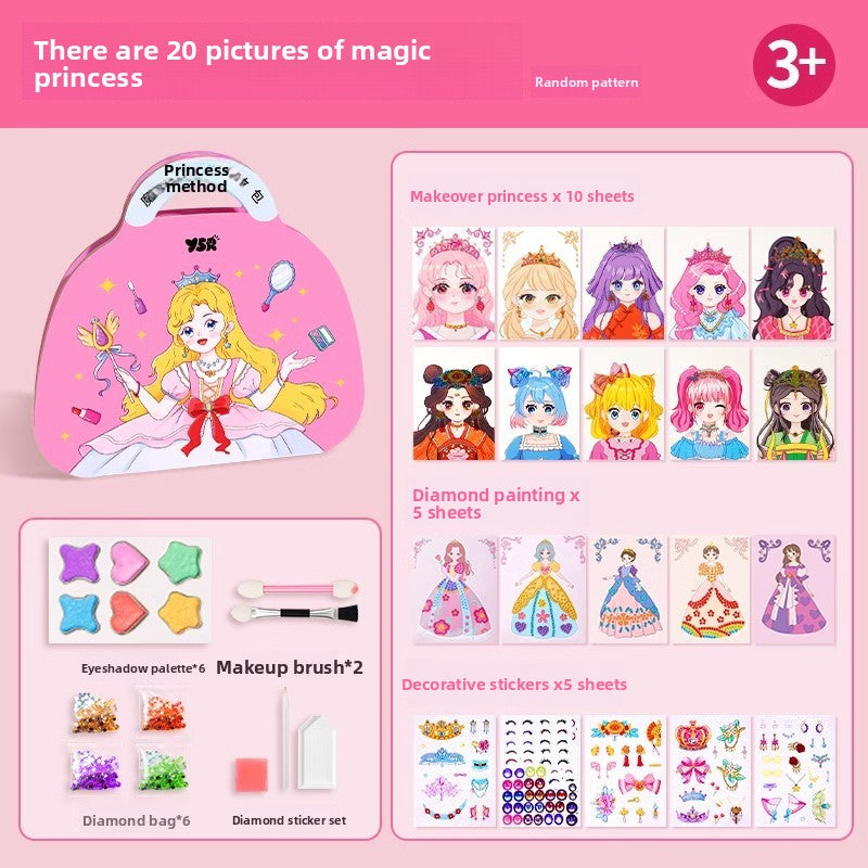 Princess DIY Makeup Sticker Toy Set