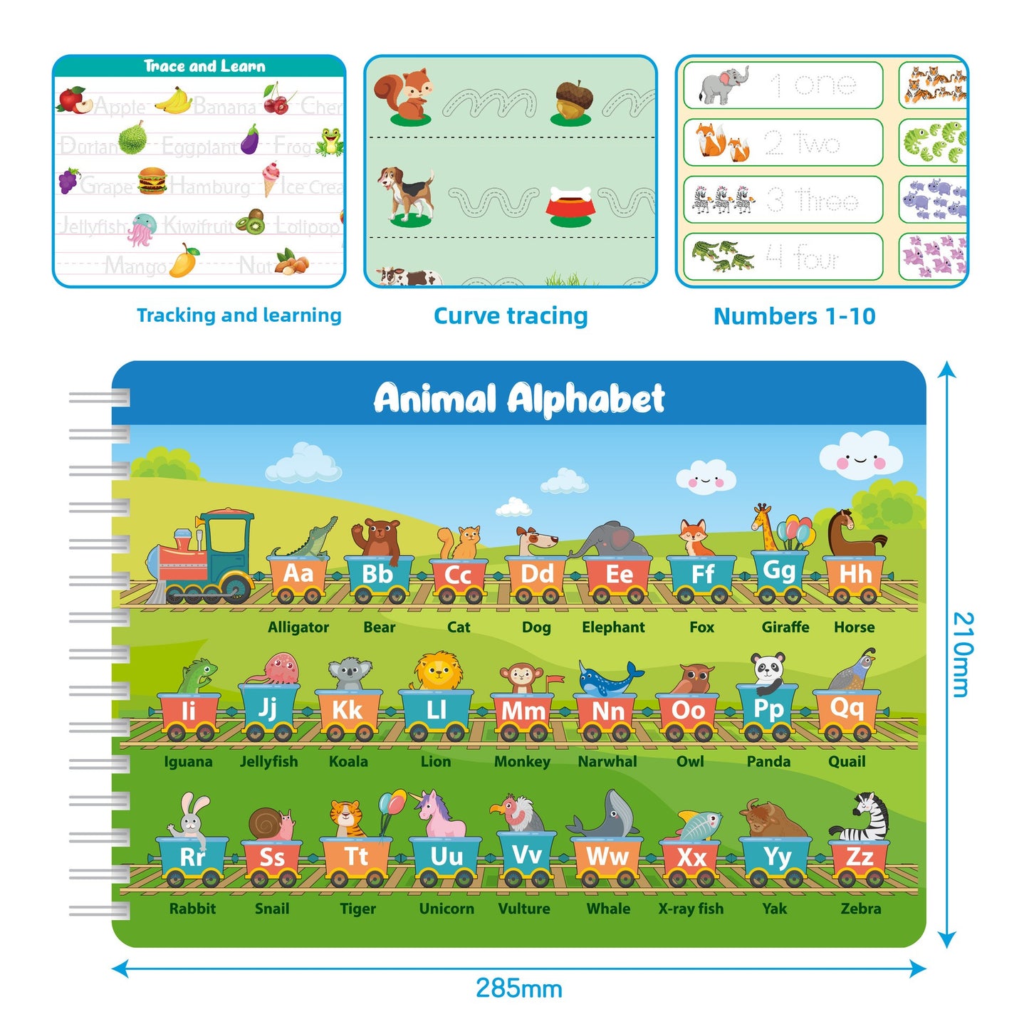 Reusable Preschool Handwriting Workbook