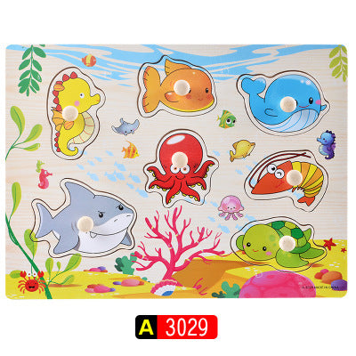 Montessori Wooden Alphabet Puzzle Board