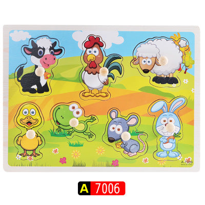 Montessori Wooden Alphabet Puzzle Board