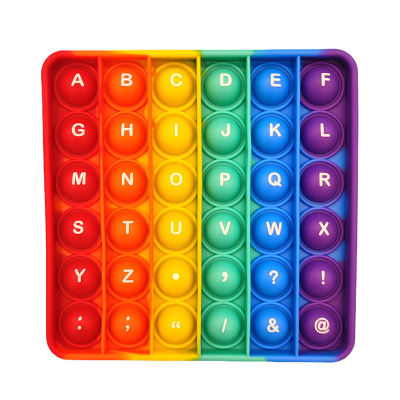 Silicone Press-and-Play Educational Toy for Early Learning