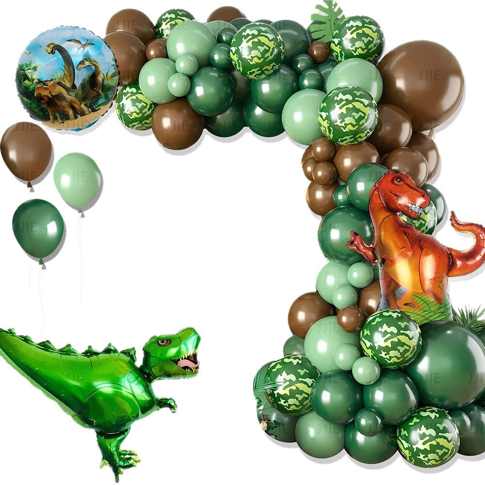Dinosaur Theme Aluminum Film Balloon Set