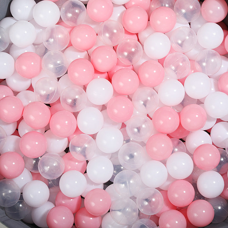 Factory direct wholesale PE ocean ball thickened 8CM7CM wave ball children's playground baby color ball pool fence