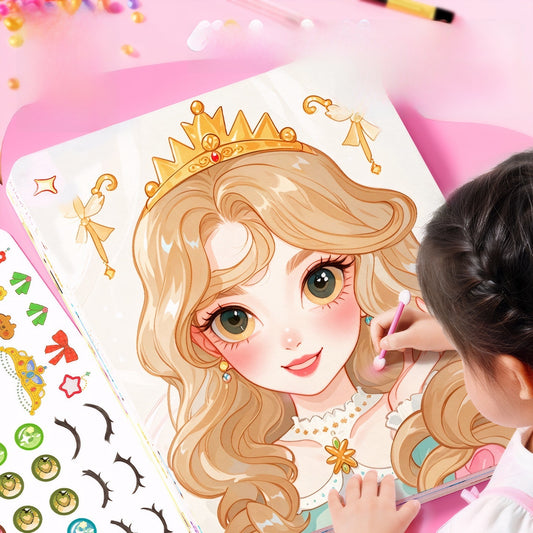 Princess DIY Makeup Sticker Toy Set