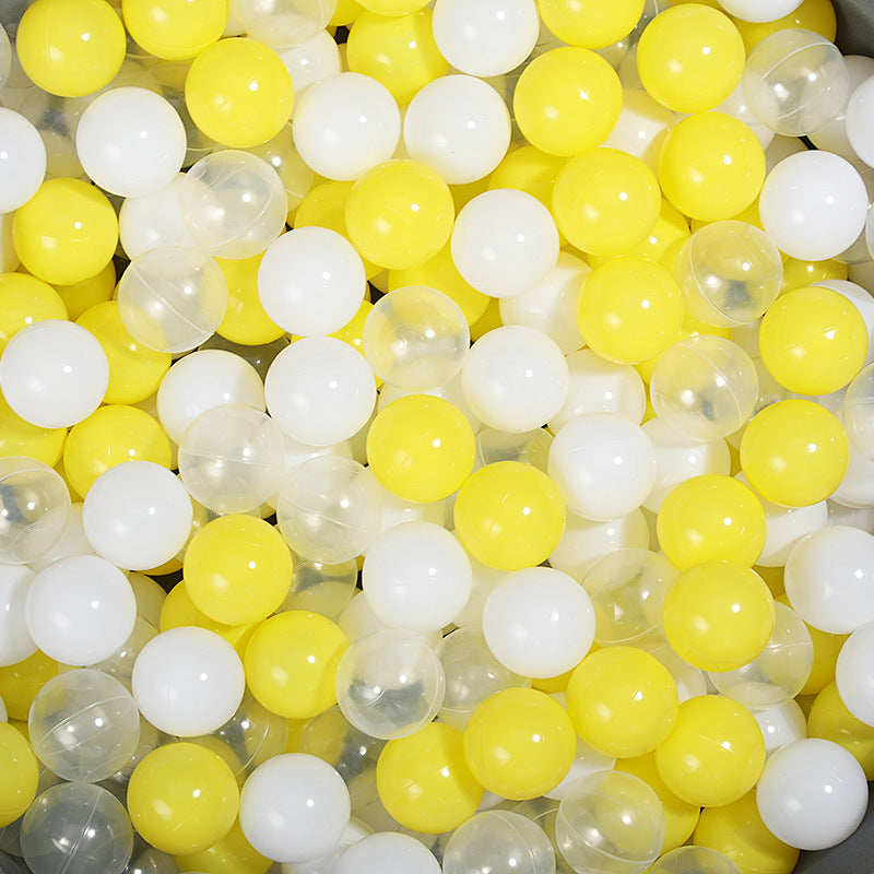Factory direct wholesale PE ocean ball thickened 8CM7CM wave ball children's playground baby color ball pool fence