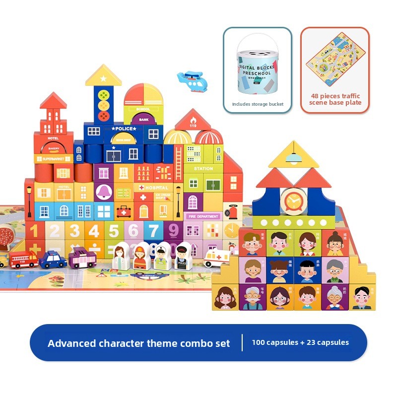 Large-sized building blocks toys
