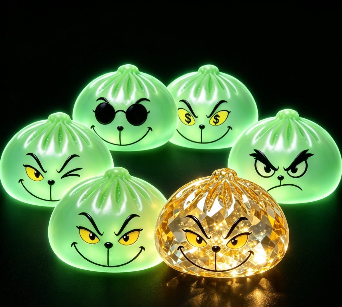 Grinch Christmas Squishy Stress Relief Toy