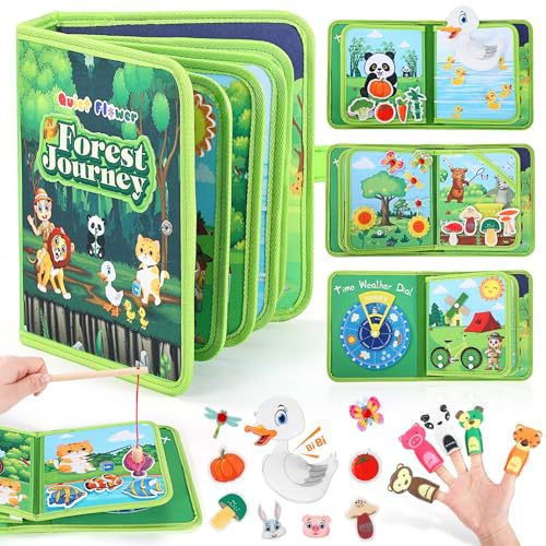 Children's felt quiet reading book