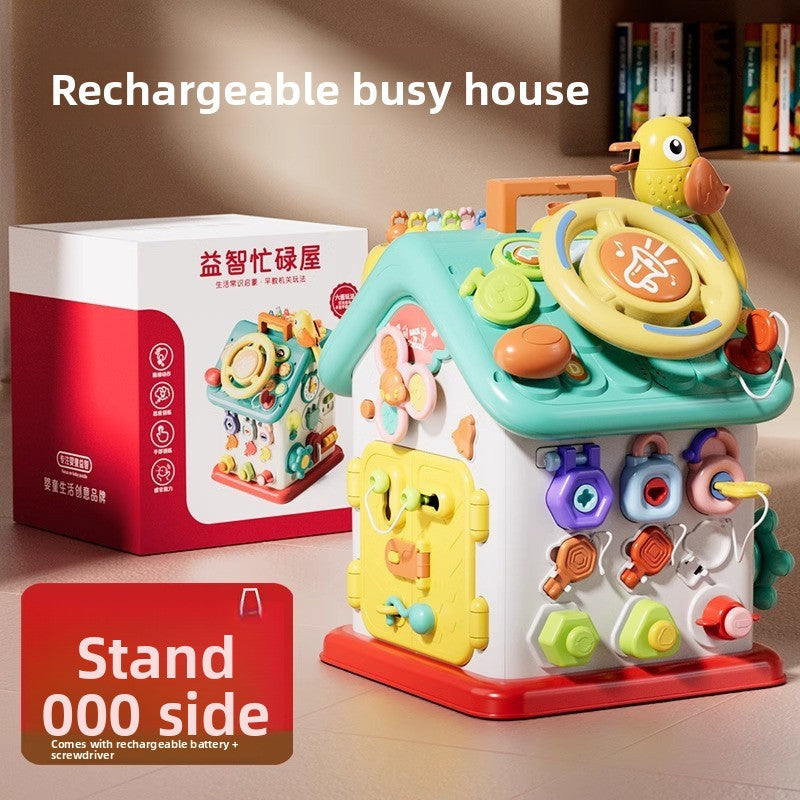 Montessori Baby Busy House Educational Activity Toy
