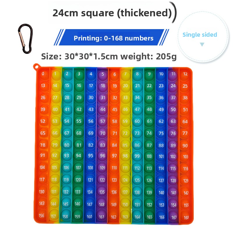 Silicone Press-and-Play Educational Toy for Early Learning
