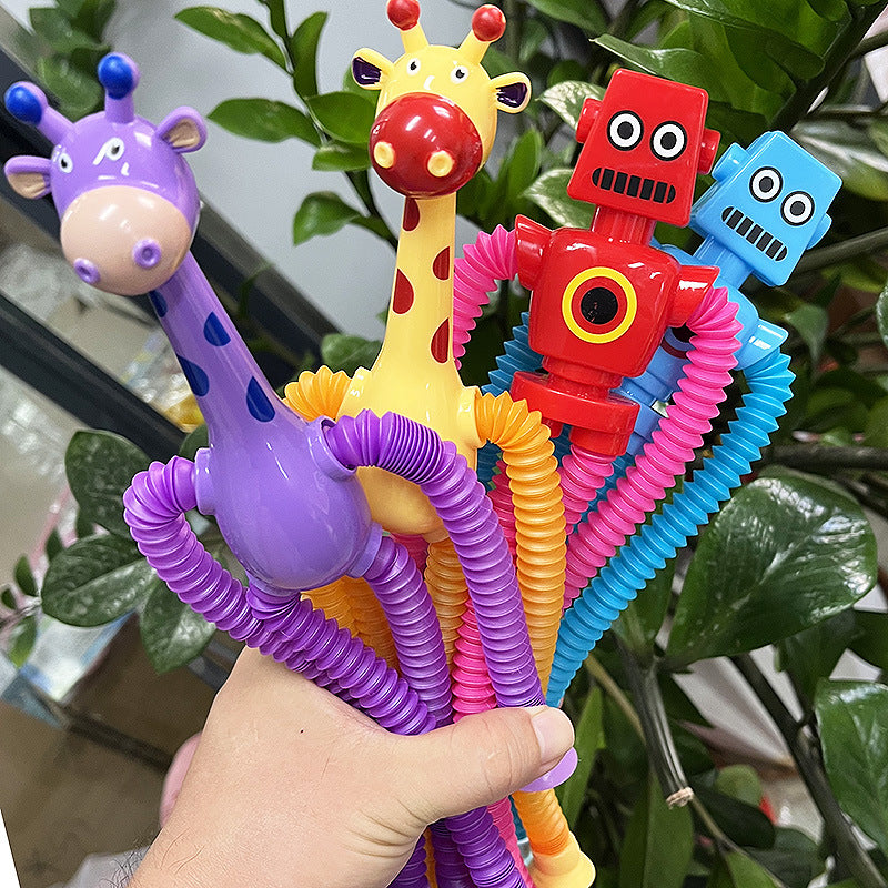 Luminous Telescopic Suction Toy