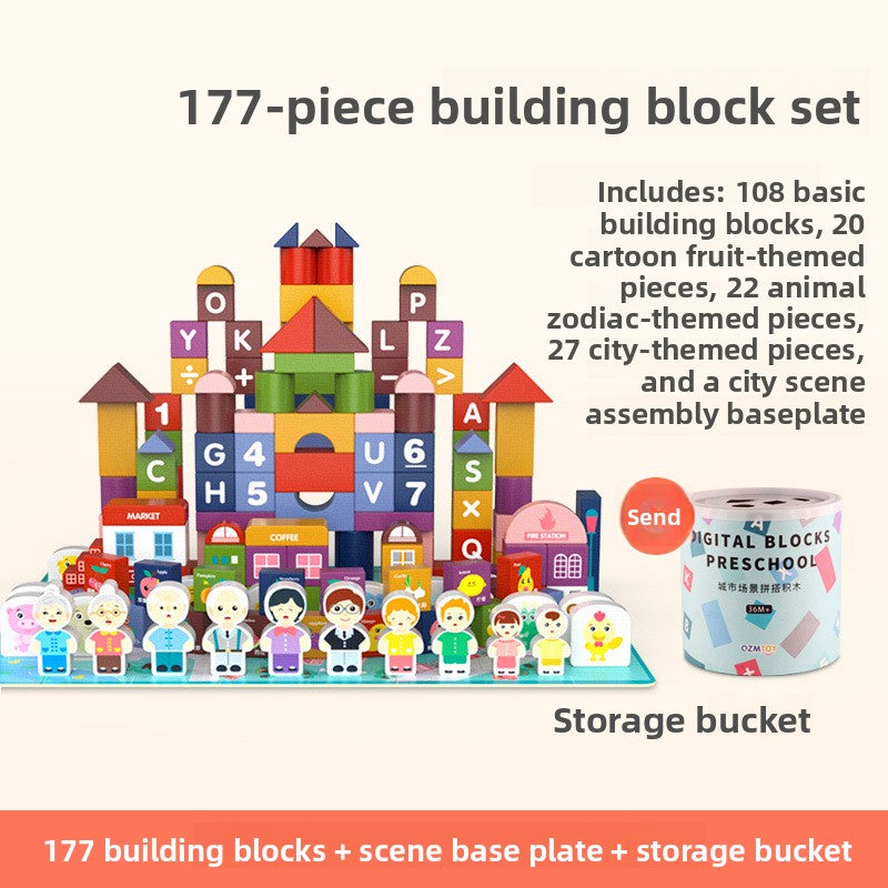 Large-sized building blocks toys