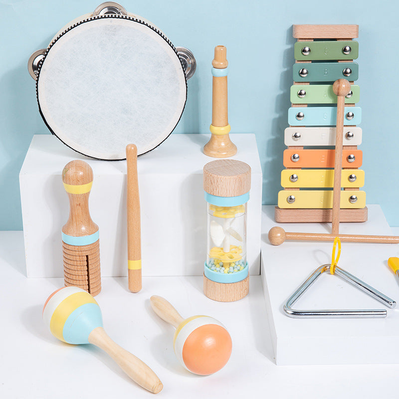 Wooden Early Education Musical Instrument Set for Infants