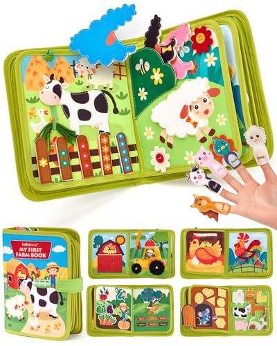Children's felt quiet reading book
